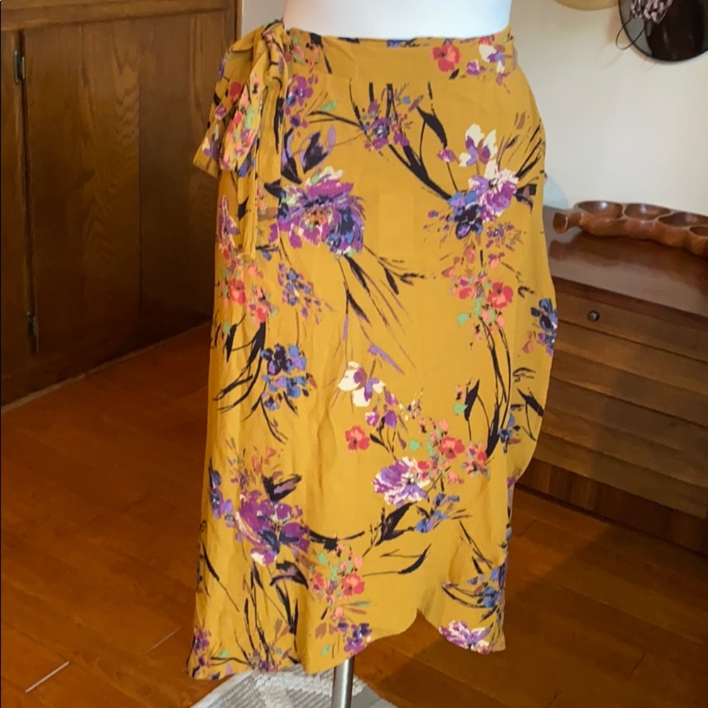 Gypsies & Moondust floral wrap skirt